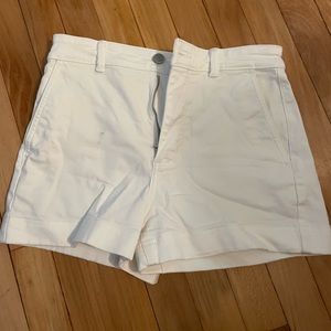 Pretty everlane white shorts. Small stain that could probably be bleached out.